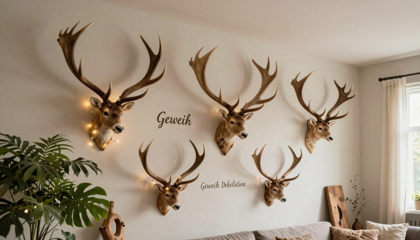 geweih deko wand