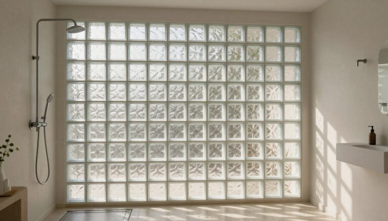 glasbausteine dusche