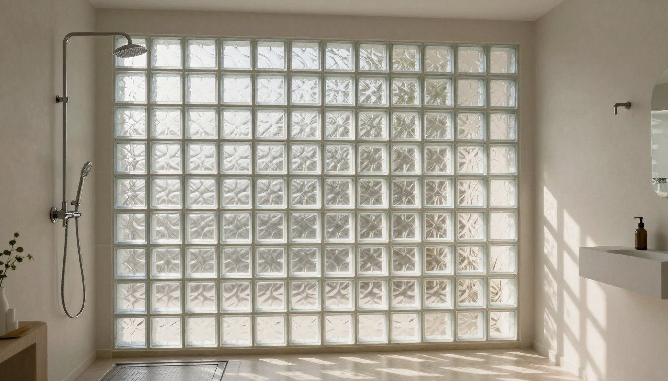 glasbausteine dusche