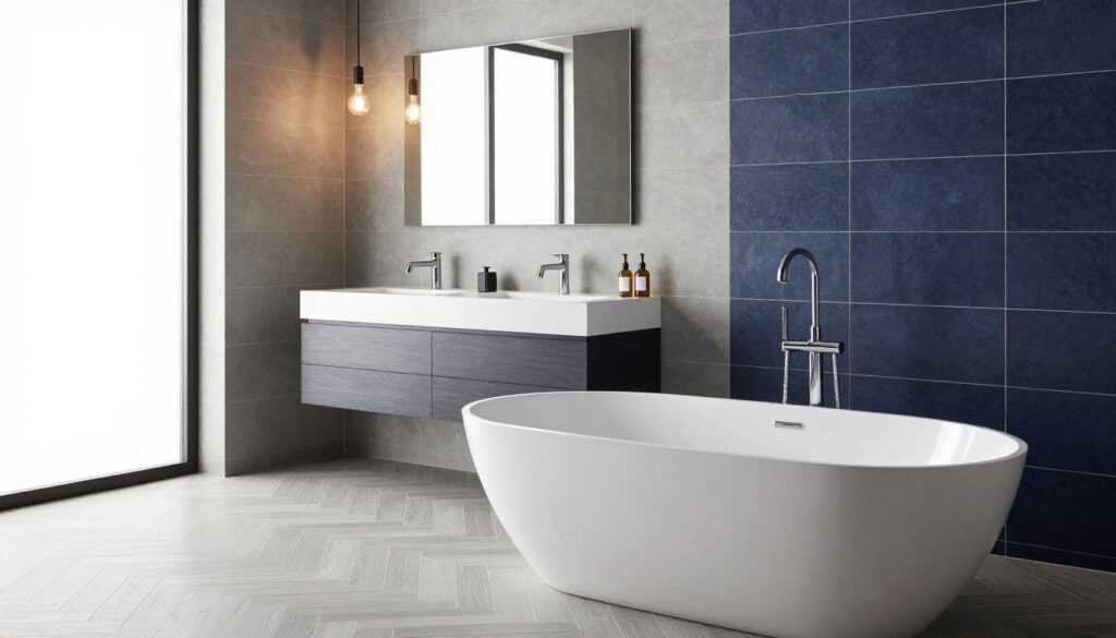 moderne badfliesen