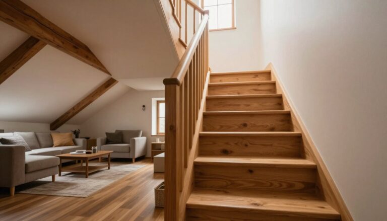 treppe zum dachboden