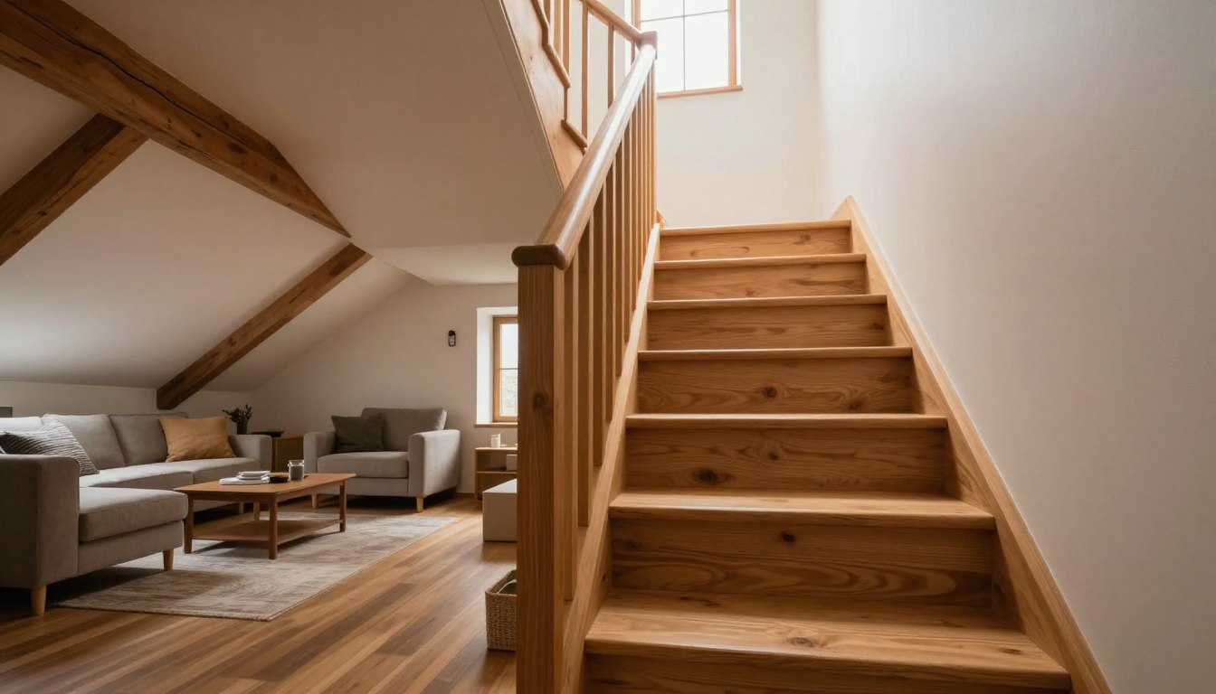 treppe zum dachboden