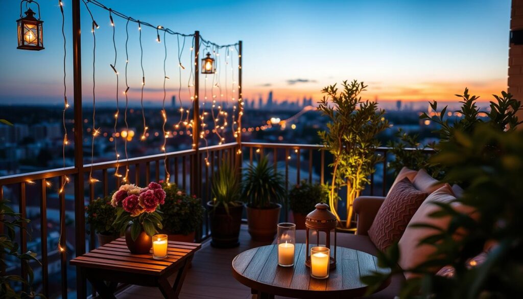 Balkonbeleuchtung Ideen