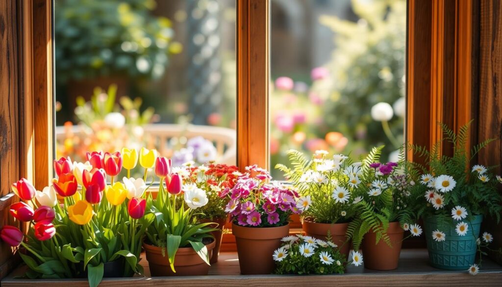 Blumen für das Fenster Blumen für das Fenster