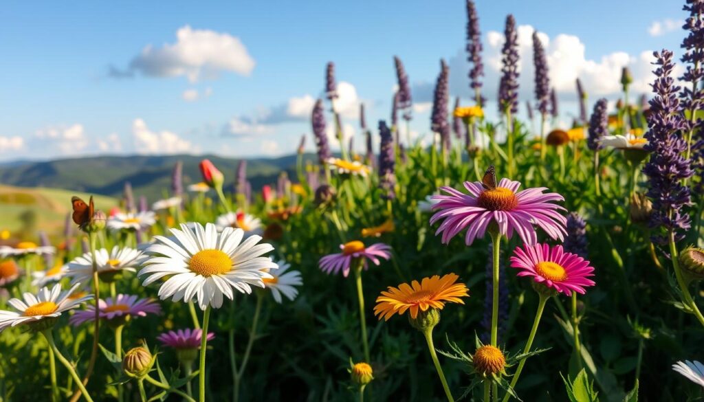 Blumen für saisonale Vielfalt im Naturgarten Blumen für saisonale Vielfalt im Naturgarten