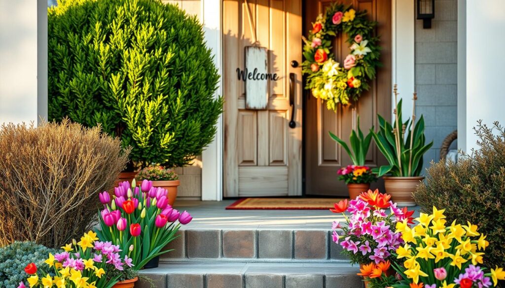 Frühling Hauseingang Ideen