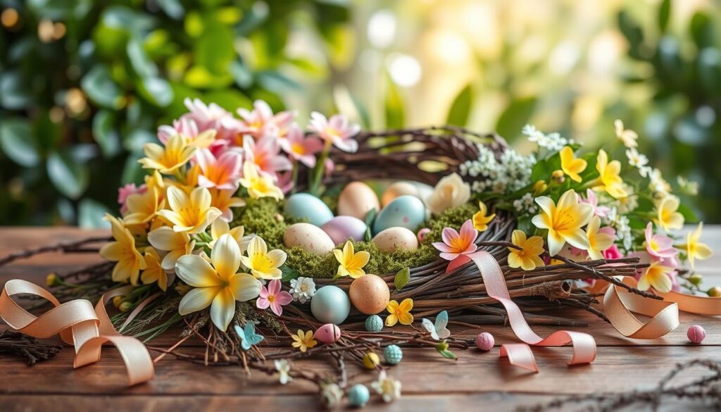 Frühlingskranz Material