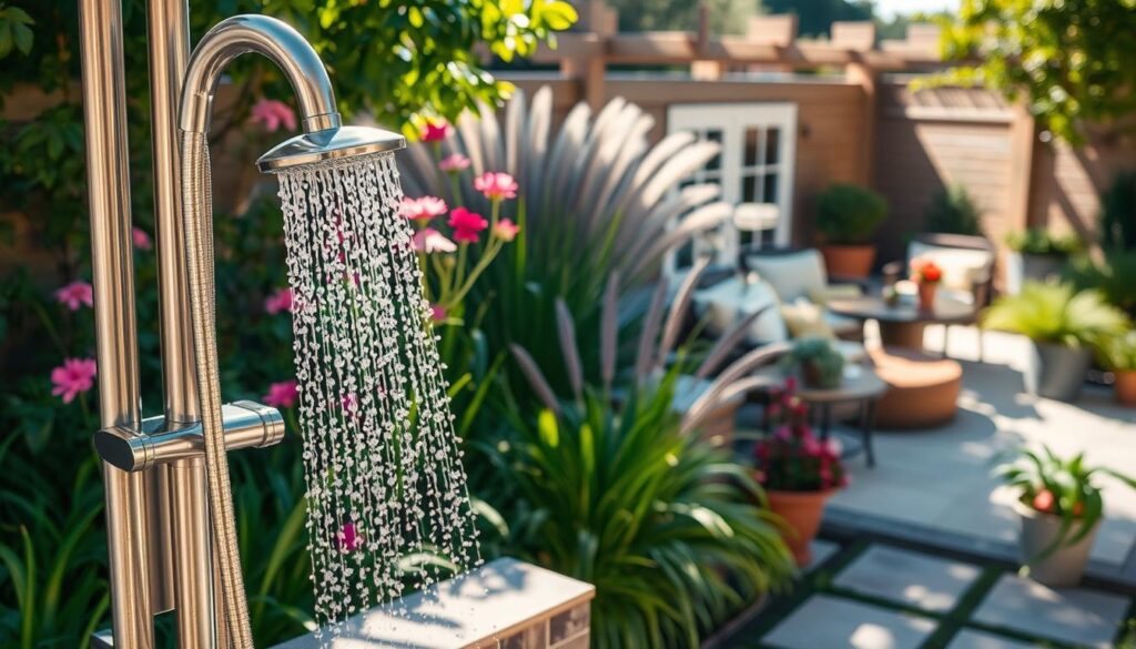 Outdoor-Dusche Reinigung Outdoor-Dusche Reinigung