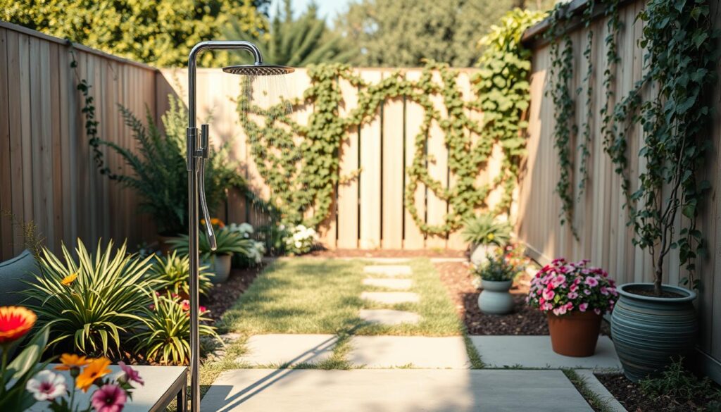 Outdoor-Dusche Standortwahl Outdoor-Dusche Standortwahl