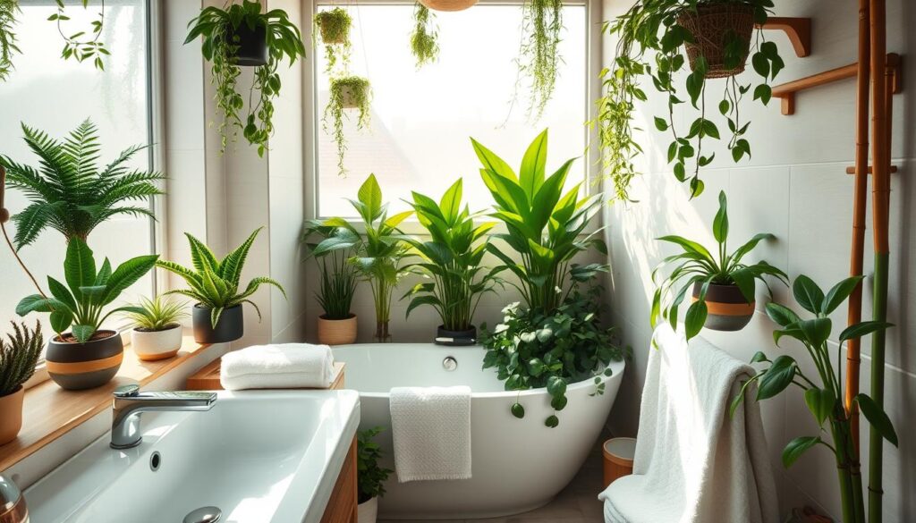 Pflanzen im Badezimmer