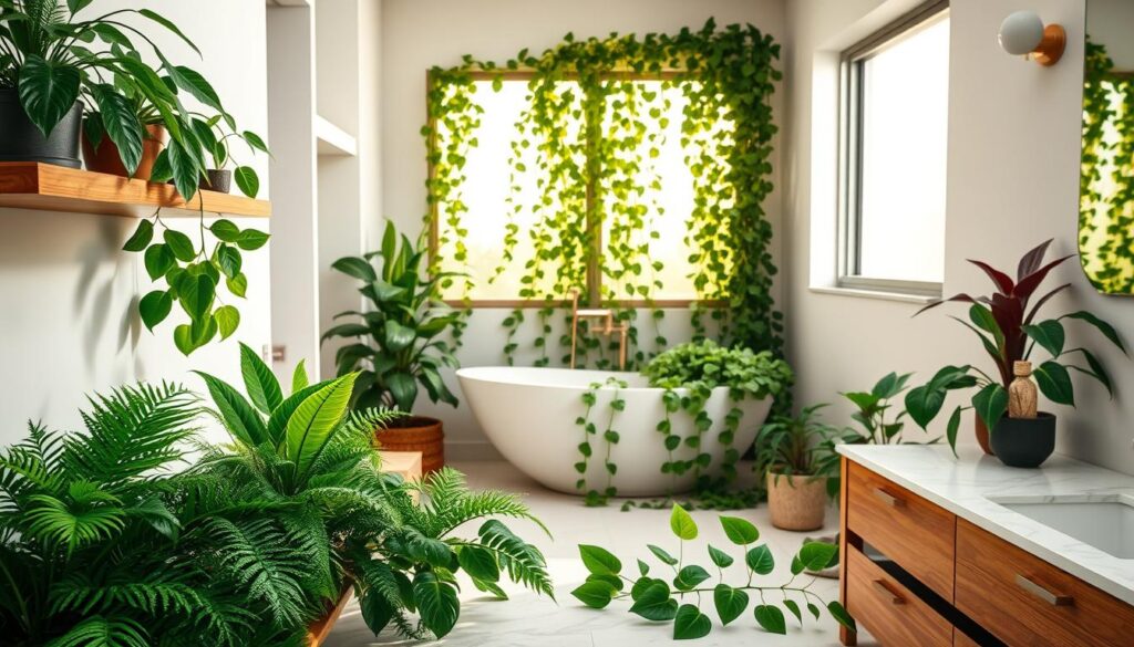 Pflanzen im Badezimmer