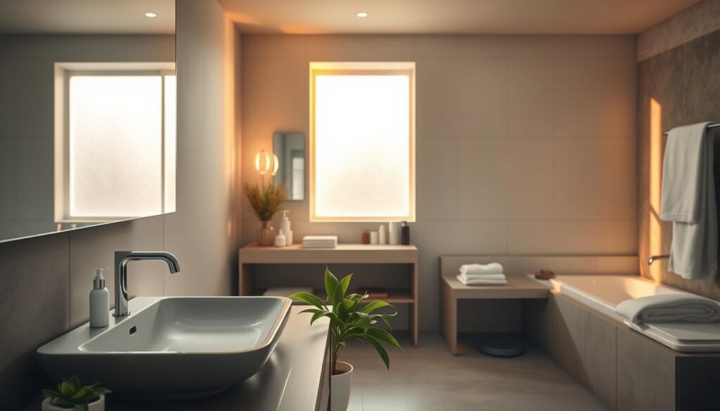 Spiegel im Badezimmer