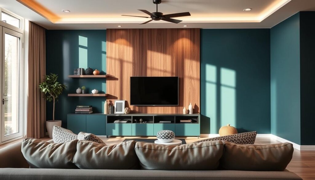 TV-Wand Farbideen TV-Wand Farbideen