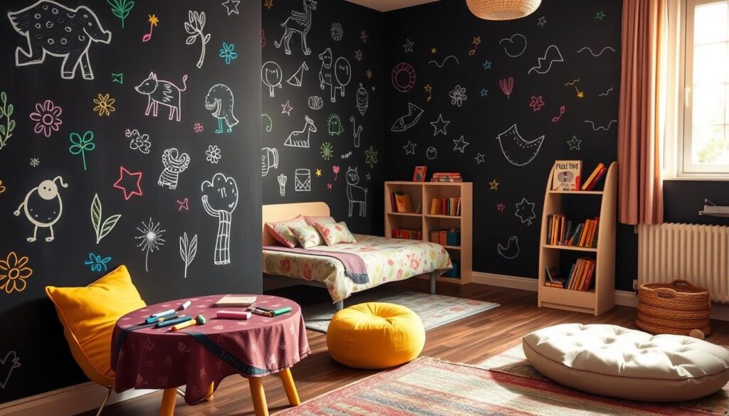 Tafelfarbe Kinderzimmer Wandgestaltung