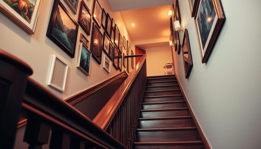 Treppenaufgang mit Wandbildern gestalten