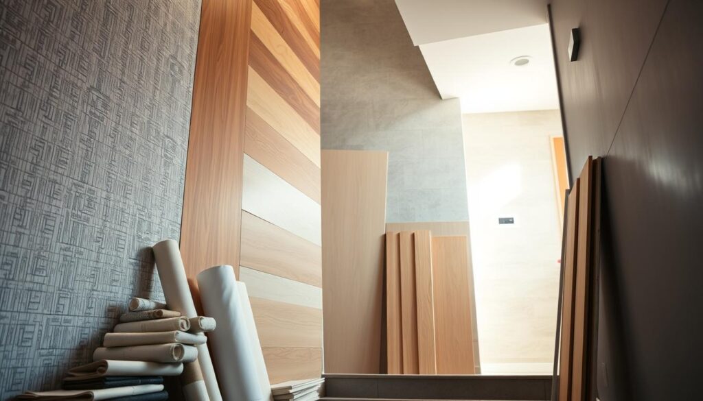 Treppenaufgang renovieren mit verschiedenen Materialien