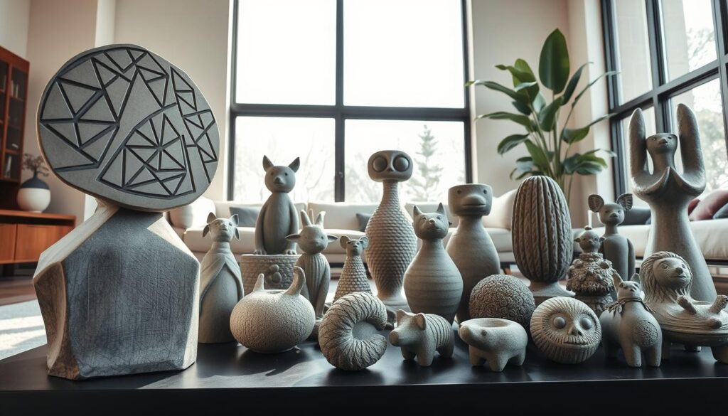 Zement Kunst Skulpturen