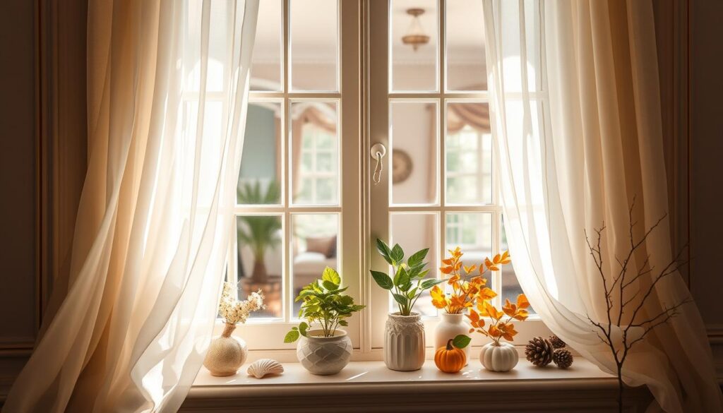 elegante fensterdeko