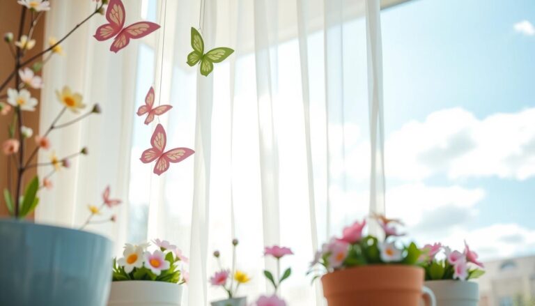 frühlingsdekoration fenster