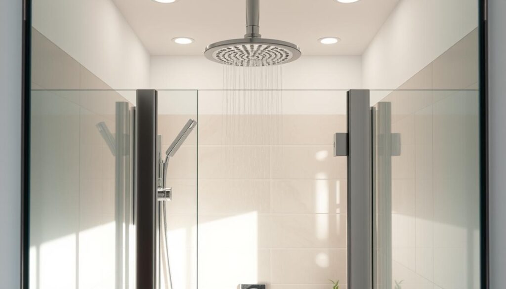 komfortable Duschkabine