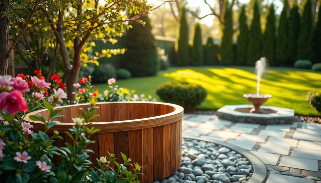 outdoor badewanne holz