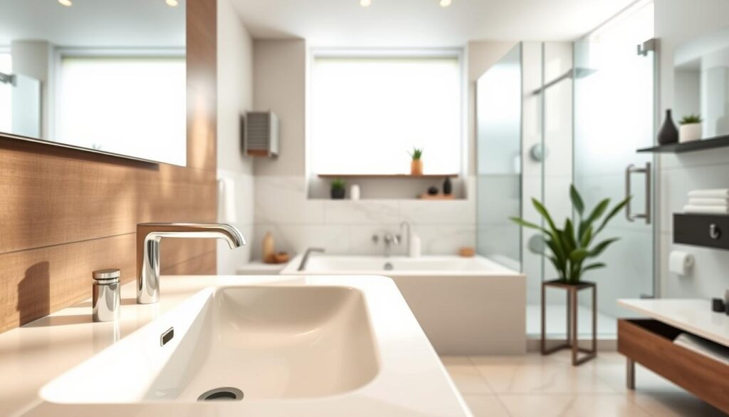 Badmodernisierung und modernes Badezimmerdesign Badmodernisierung und modernes Badezimmerdesign