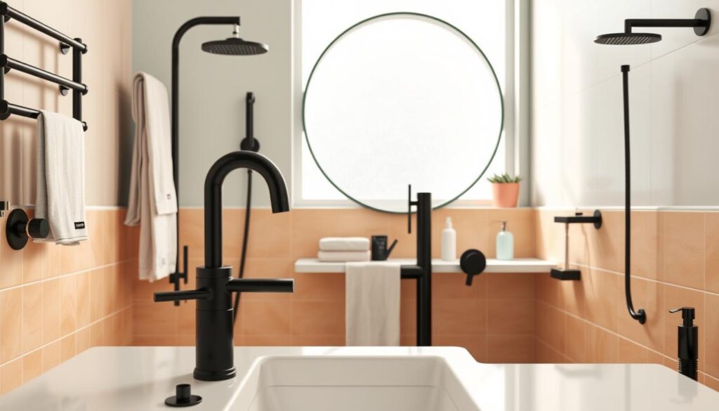 Farbenkombinationen mit schwarzen Armaturen