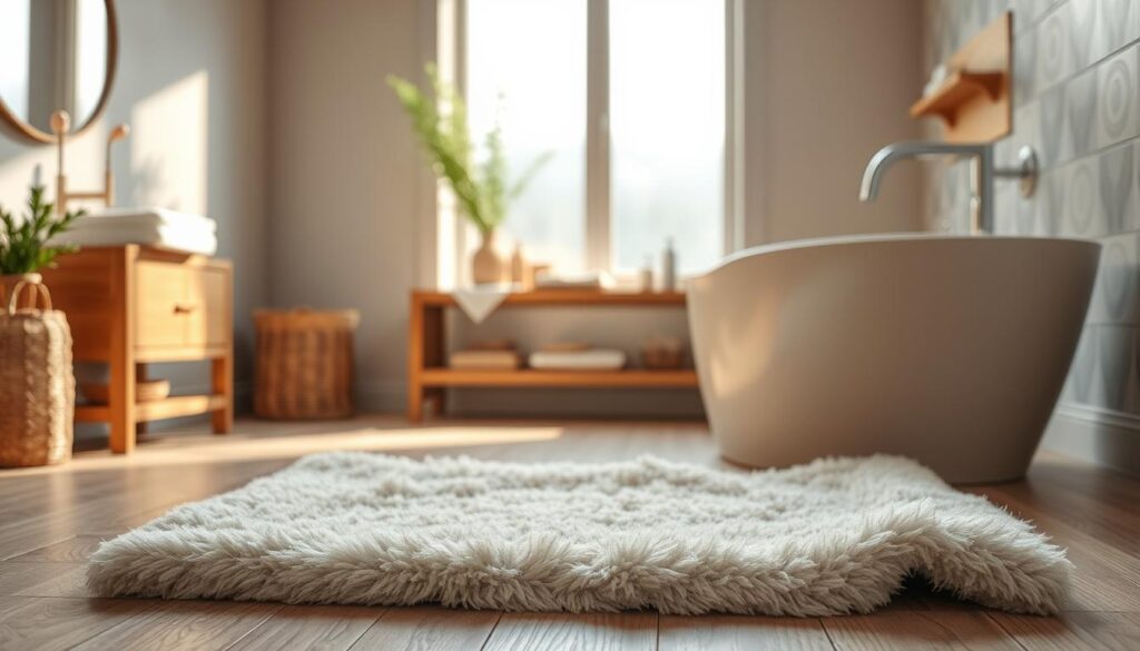 Flauschiger Badvorleger