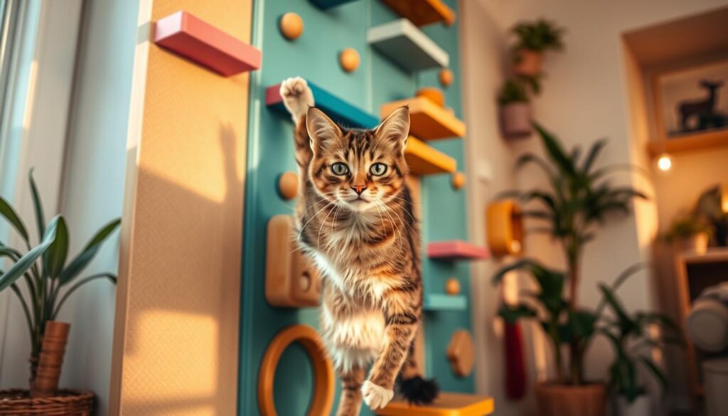 Katzenverhalten und Klettern