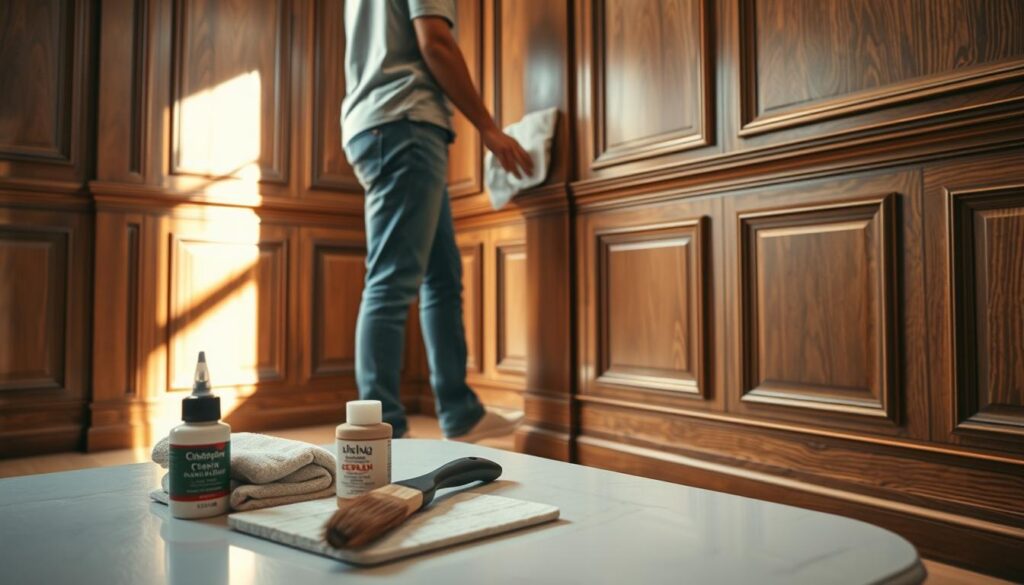 Pflege und Wartung von vertäfelten Wänden