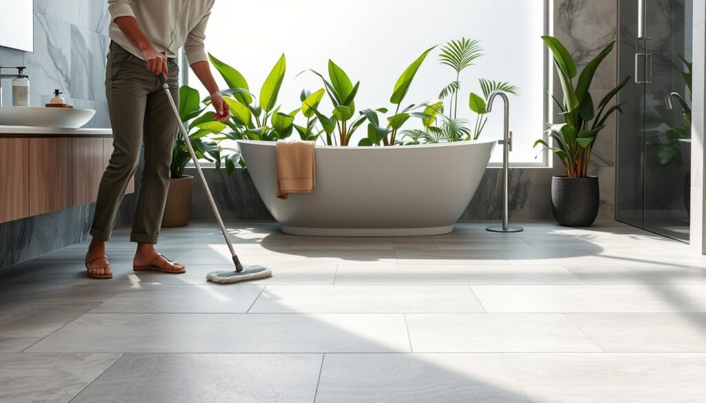 Pflege von bad fliesen großformat