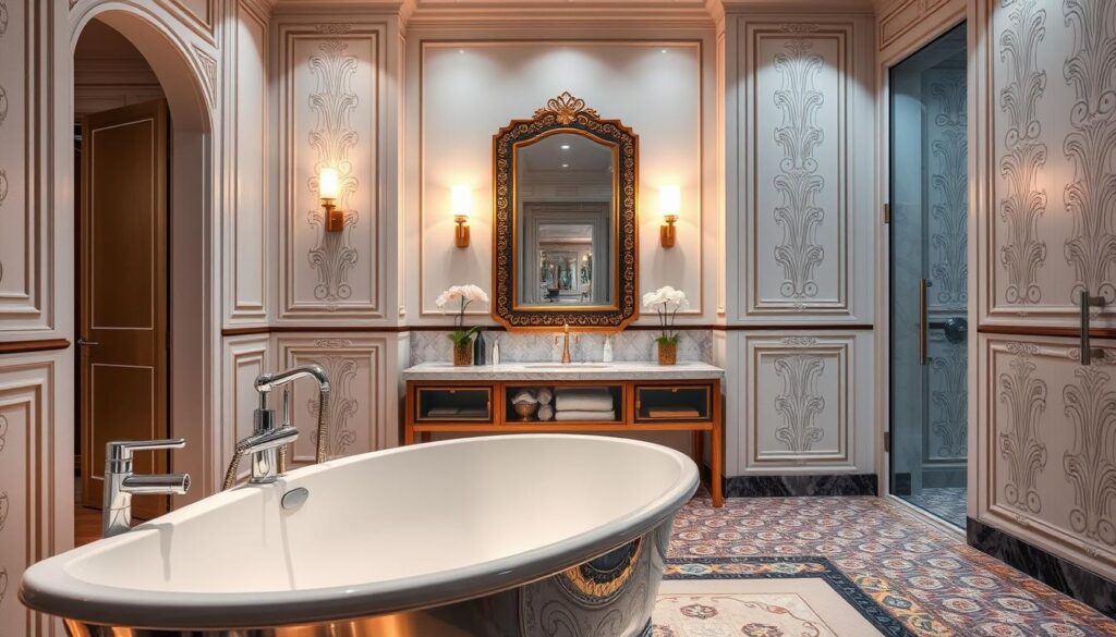 art deco badezimmer
