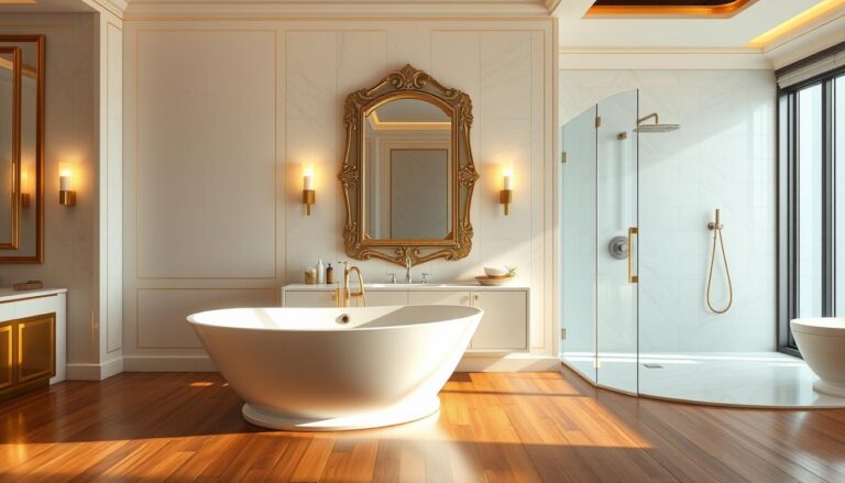 art deco badezimmer