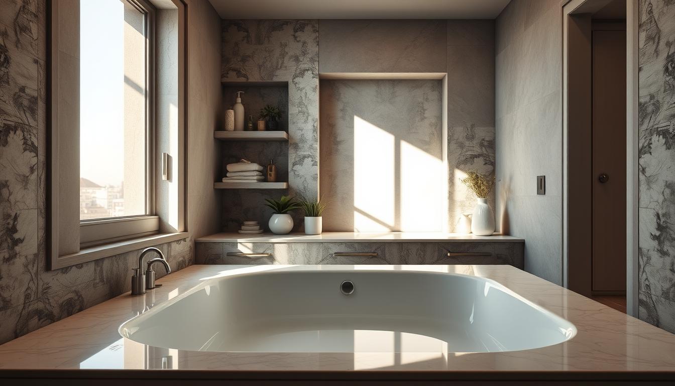 badewanne eingemauert
