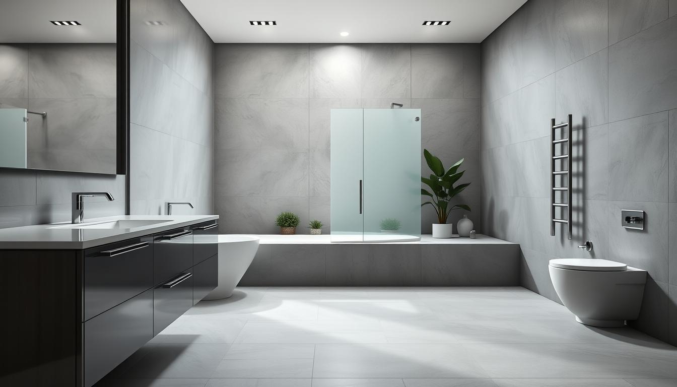 badezimmer große fliesen