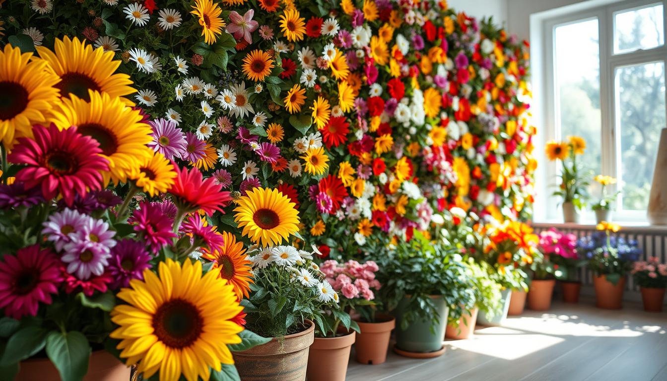 blumen wand