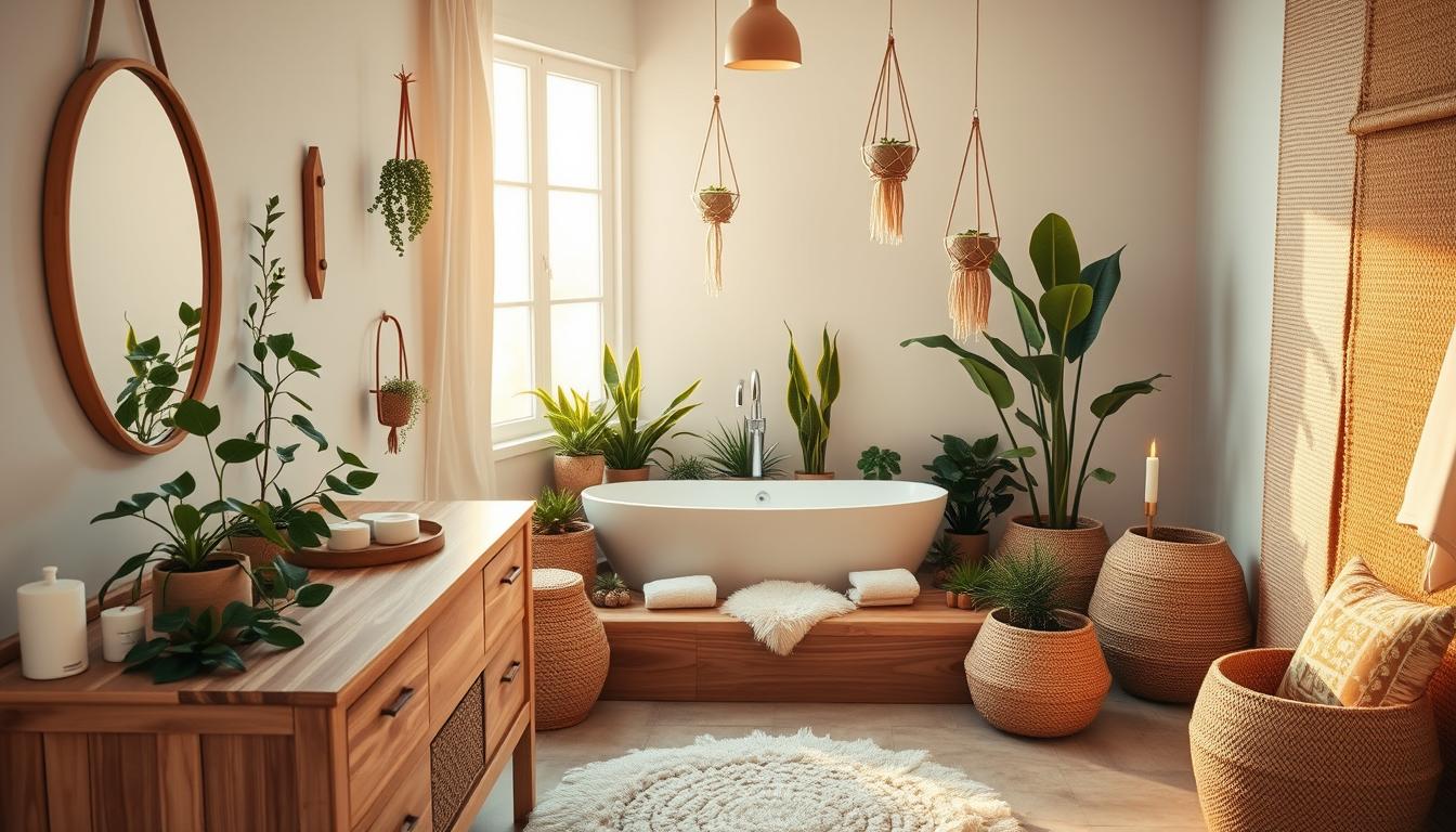 boho badezimmer