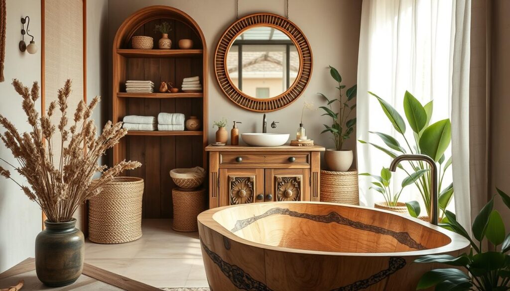 boho chic Badezimmer