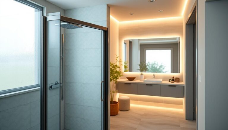 falttür dusche