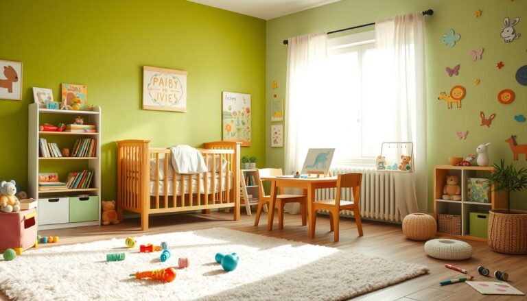 kinderzimmer grüne wand
