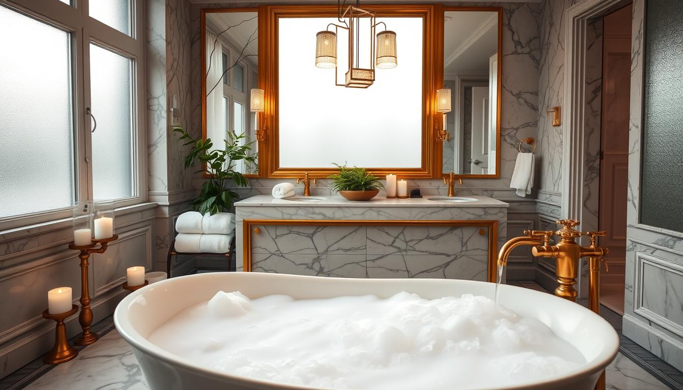 luxuriöses badezimmer