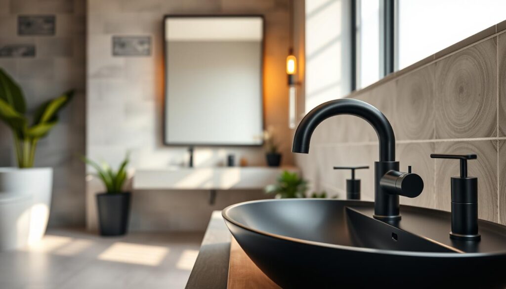 moderne badarmaturen schwarz