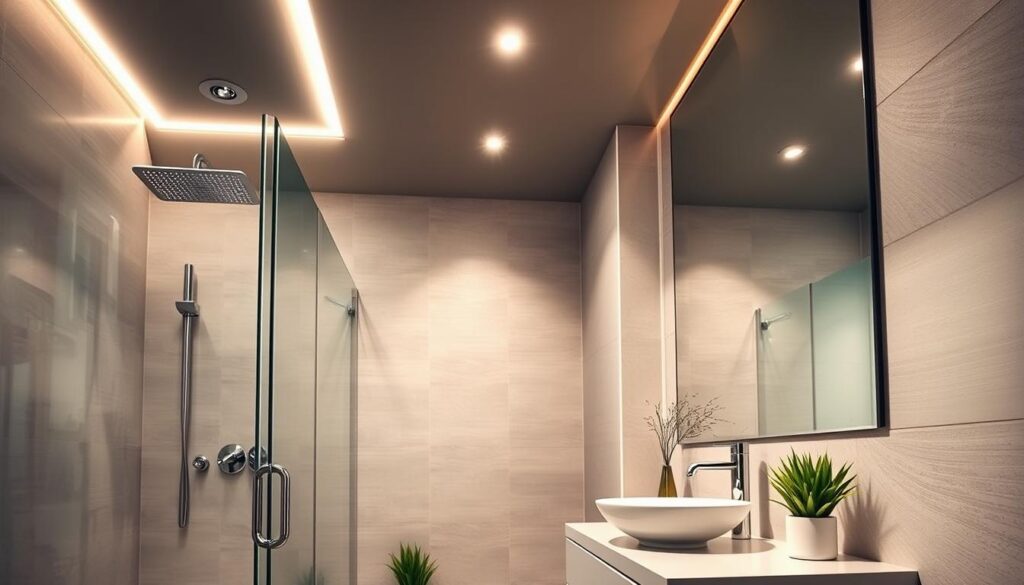 modernes kleines badezimmer