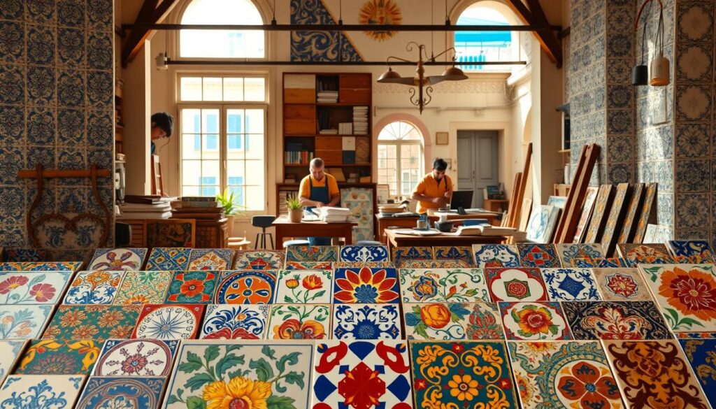 traditionelle portugiesische fliesen