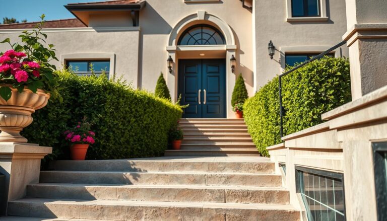 treppe eingang aussen